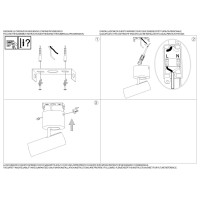 Светильник потолочный Ideal Lux Play PL LED Черный 3000К 268101
