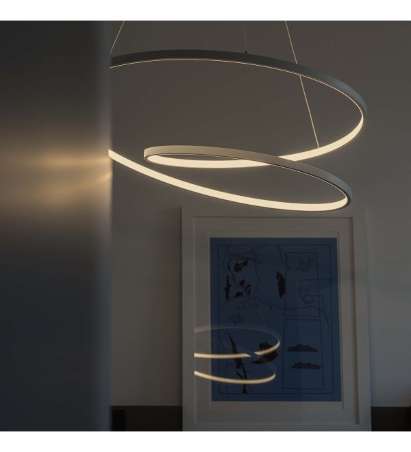 Люстра подвесная Ideal Lux Oz SP D040 On-Off LED 3000K Белый 352435