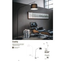 Торшер напольный Ideal Lux Daddy PT1 Белый E27 110356