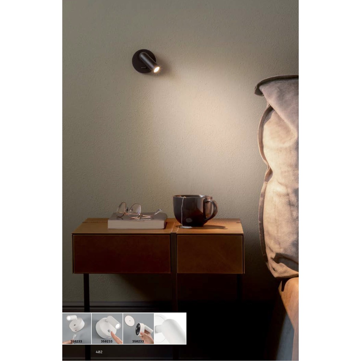 Светильник настенный Ideal Lux Bean AP Round Rechargeable Аккумулятор Никель LED 364810