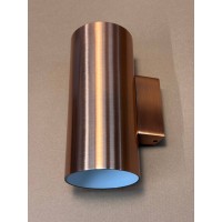 Светильник настенный Ideal Lux Look AP2 Round D60 H150 Медь GU10 164847
