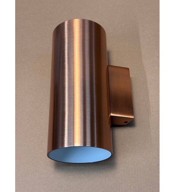 Светильник настенный Ideal Lux Look AP2 Round D60 H150 Медь GU10 164847
