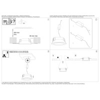 Светильник встраиваемый Ideal Lux Basic FI Wide 15W 3000K Белый LED 193526