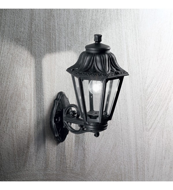 Светильник уличный Ideal Lux Dafne AP1 Big Черный E27 101491