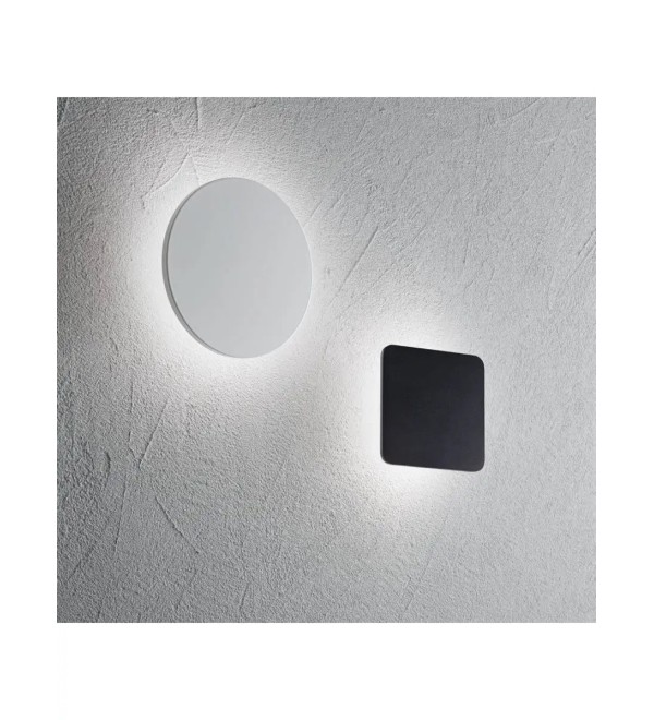 Светильник настенный Ideal Lux Cover AP D15 Round Черный LED 195742