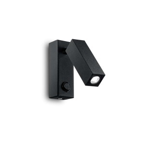 Светильник настенный Ideal Lux Page AP Square Черный 3000К LED 142241