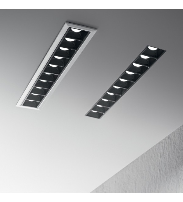 Светильник встраиваемый Ideal Lux Lika FI TRIMLESS 06W 3000K LED Черный 206202