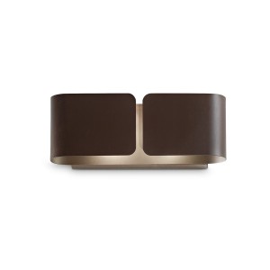 Светильник настенный Ideal Lux Clip AP2 Mini Кофе G9 170923