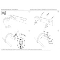 Светильник настенный Ideal Lux Bow AP2 D76 Античная латунь 3000К LED 121147