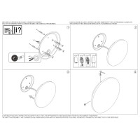 Светильник уличный Ideal Lux Punto AP D18 Черный 3000К LED 313542