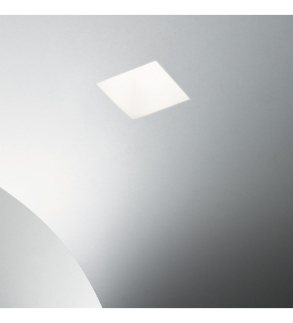 Светильник встраиваемый Ideal Lux Samba FI D60 Square Белый гипс GU10 150291