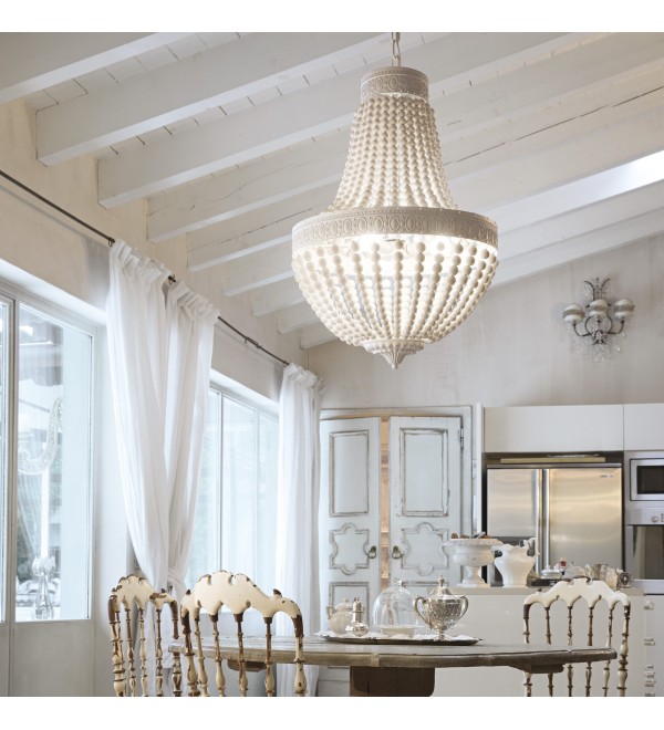 Люстра подвесная Ideal Lux Monet SP6 Белый E14 162751