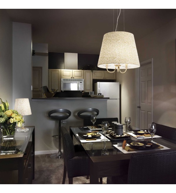 Лампа настольная Ideal Lux Queen TL1 Medium Золото E27 077741