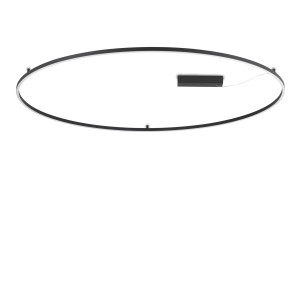 Люстра потолочная Ideal Lux Oracle Slim PL D150 Round Черный LED 3000K
