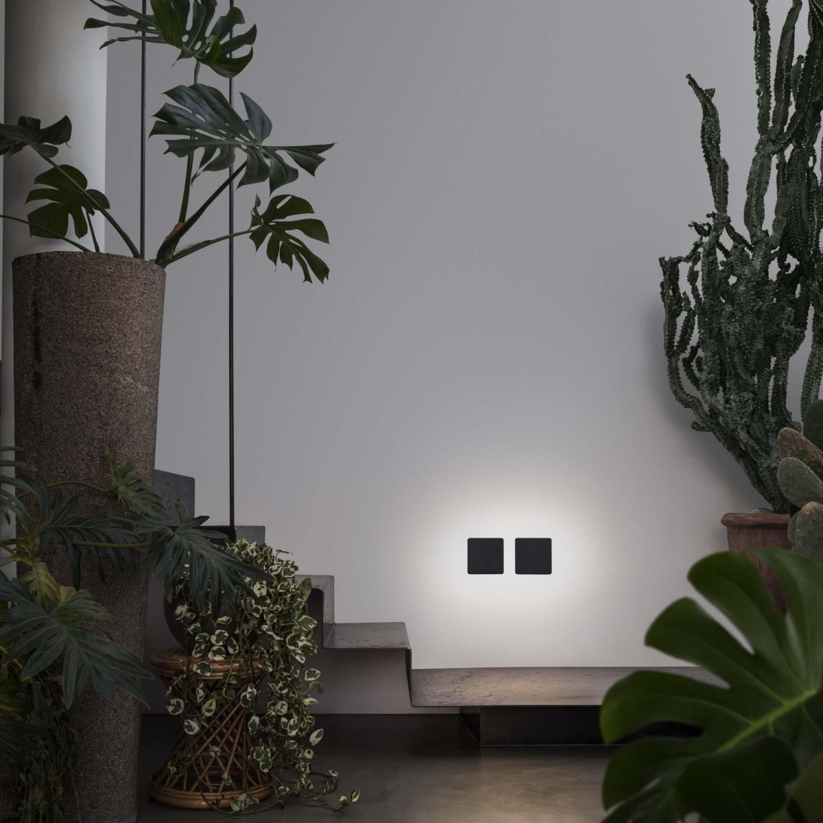 Светильник настенный Ideal Lux Cover AP D20 Square Черный LED 195773