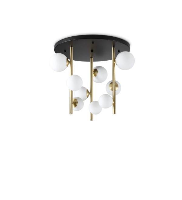 Люстра потолочная Ideal Lux Perlage PL9 Белый G9 32842