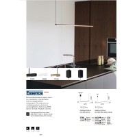 Светильник подвесной Ideal Lux Essence SP Square D115 LED 3000K Белый 367064