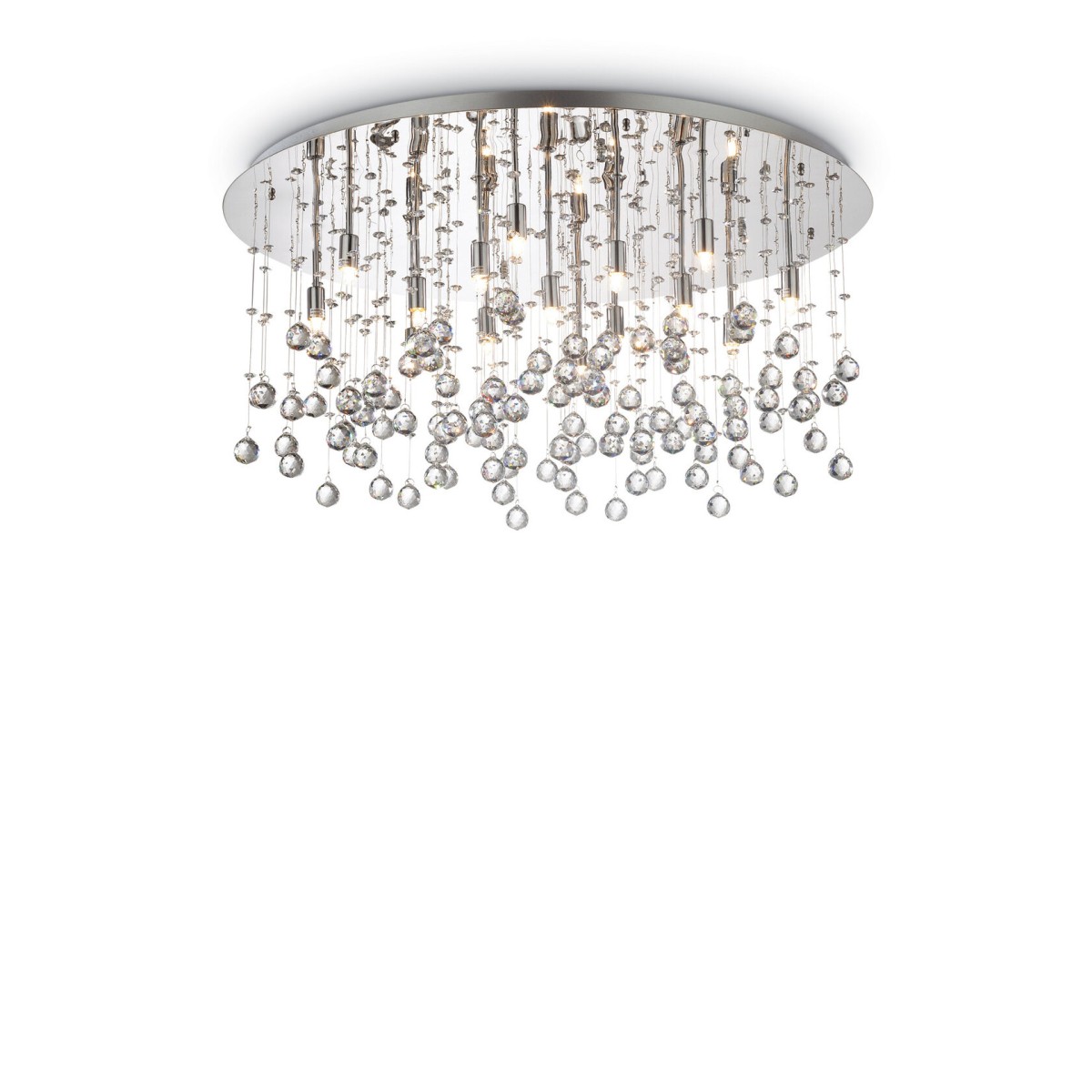 Люстра потолочная Ideal Lux Moonlight PL15 Хром G9 077819
