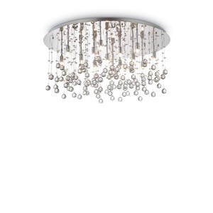 Люстра потолочная Ideal Lux Moonlight PL15 Хром G9 077819