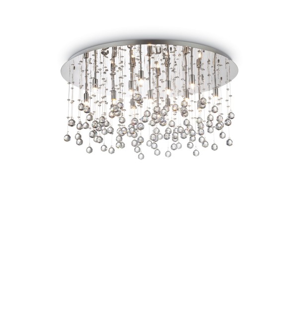 Люстра потолочная Ideal Lux Moonlight PL15 Хром G9 077819