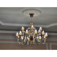 Люстра подвесная Ideal Lux Strauss SP18 Золото E14 140629