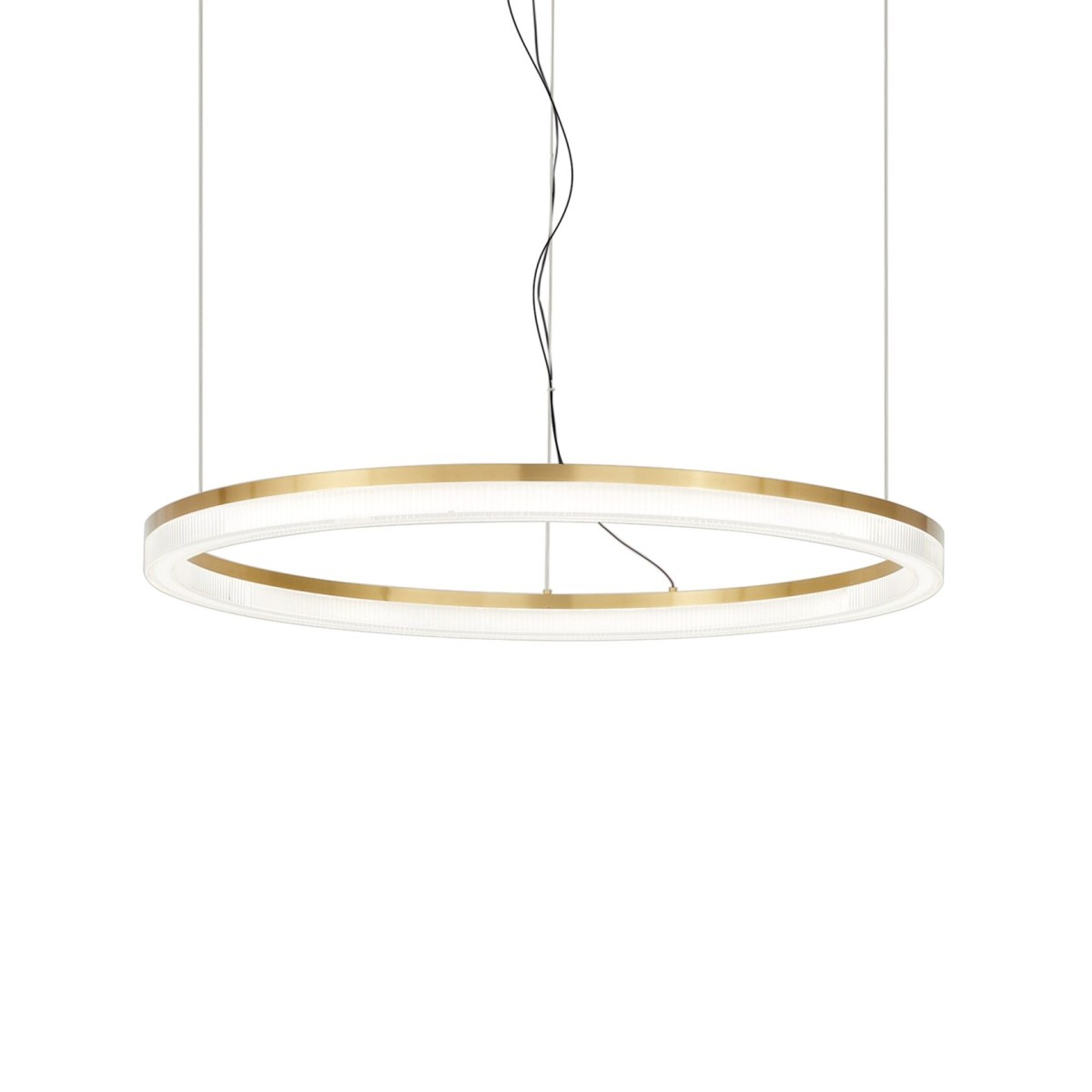 Люстра подвесная Ideal Lux Crown D80 LED 3000K Латунь 314921