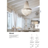 Люстра подвесная Ideal Lux Monet SP5 Белый E14 162737