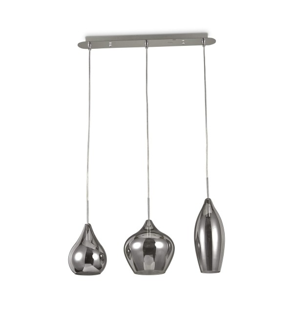 Люстра подвесная Ideal Lux Soft SP3 Серый E14 111865