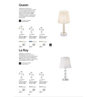 Лампа настольная Ideal Lux Queen TL1 Medium Золото E27 077741