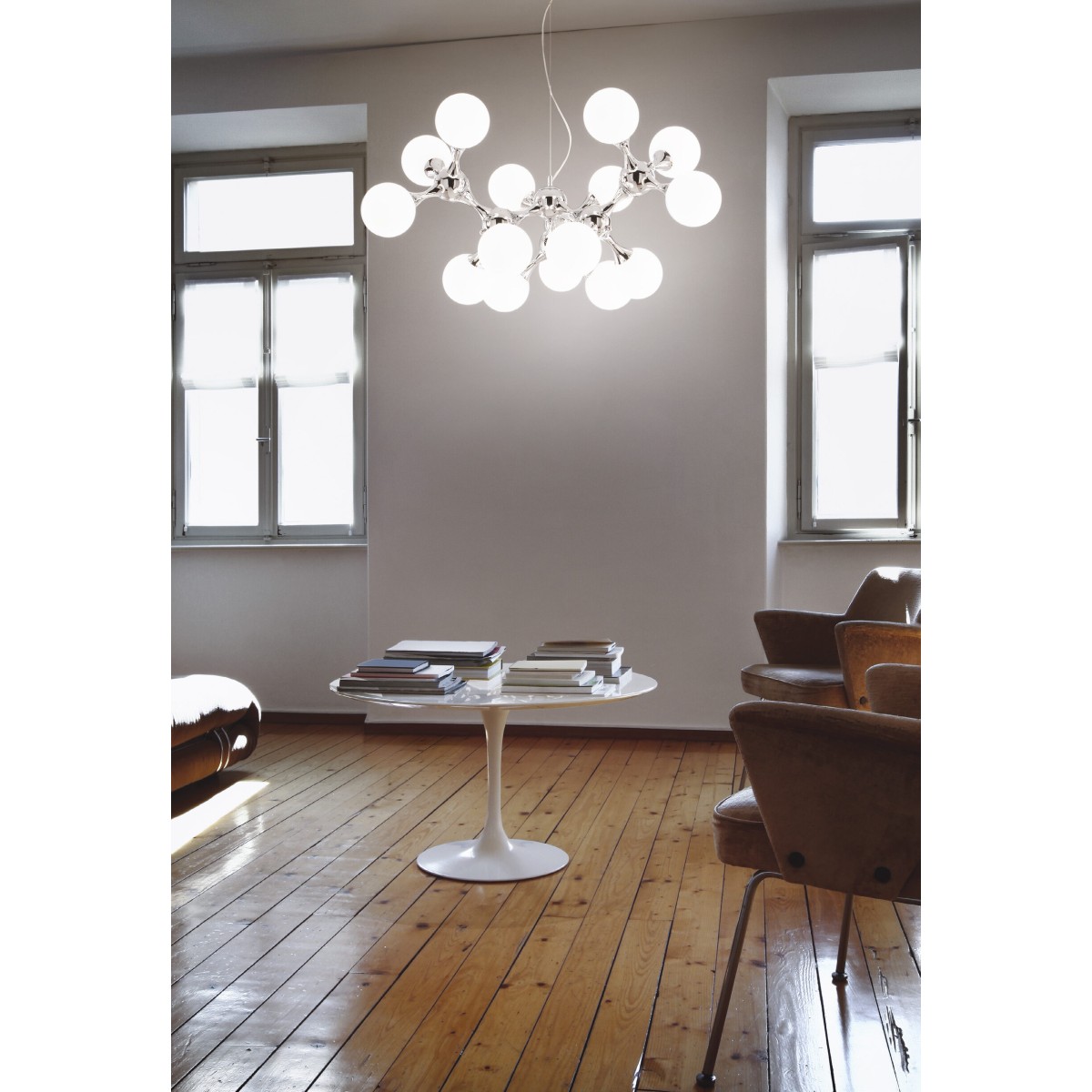 Люстра подвесная Ideal Lux Nodi SP9 Белый E14 082059