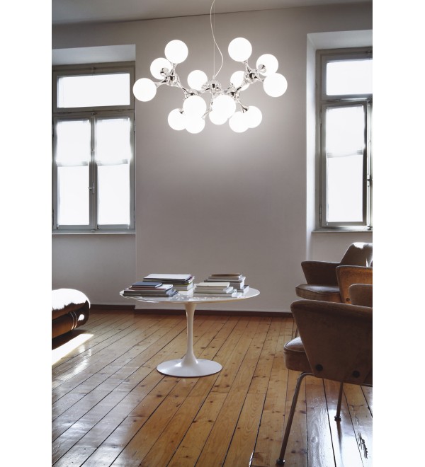 Люстра подвесная Ideal Lux Nodi SP9 Белый E14 082059