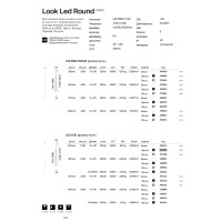 Светильник подвесной Ideal Lux Look LED SP01 Round D3.0 H070 On-Off 3000K Белый 371115