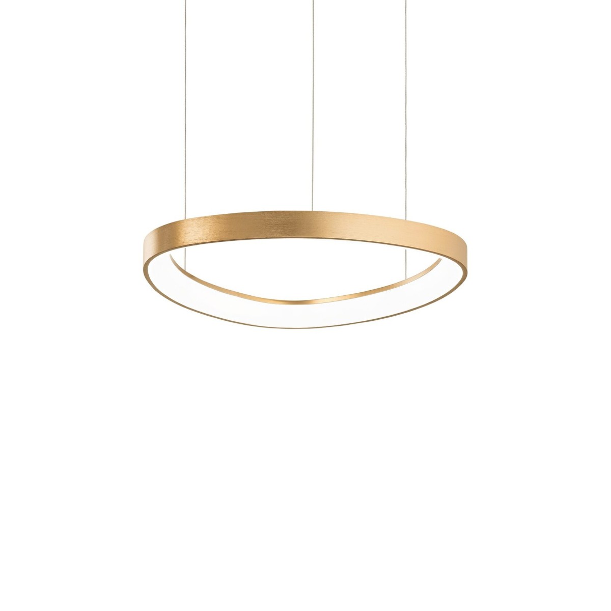 Люстра подвесная Ideal Lux Gemini SP D042 On-Off 2700K Латунь LED 341545