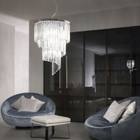 Люстра потолочная Ideal Lux Carlton PL8 Хром E14 168920