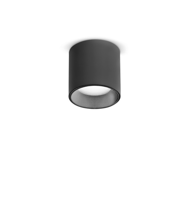 Светильник потолочный Ideal Lux Nitro PL D04 Round 2700K Черный LED 342795