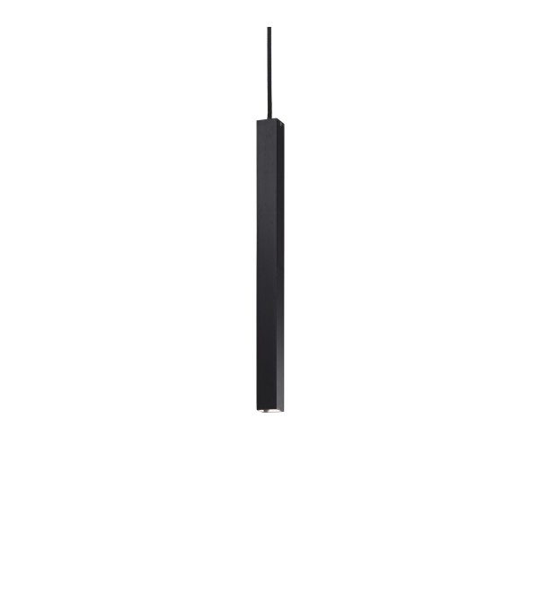 Светильник подвесной Ideal Lux Look LED SP01 Square D3.0 H040 On-Off 3000K Черный LED 194202