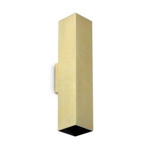 Светильник настенный Ideal Lux Look AP2 Square D60 H300 Латунь GU10 370439
