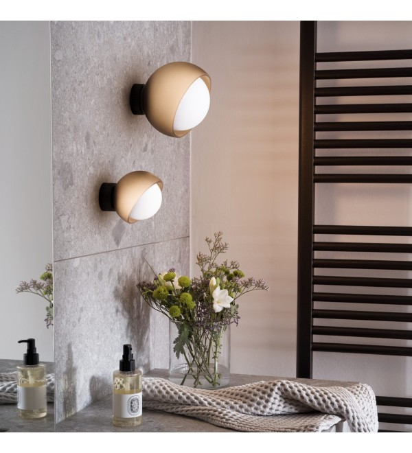 Светильник настенный Ideal Lux Bloom AP1 D17 E27 Латунь 366555