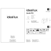 Светильник грунтовый Ideal Lux Zenith PR1 Антрацит GU10 108407