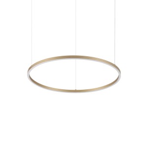 Люстра подвесная Ideal Lux Oracle Slim SP D070 Round On-Off Латунь 3000К 370446