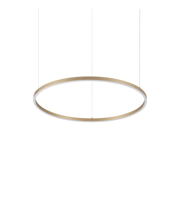 Люстра подвесная Ideal Lux Oracle Slim SP D070 Round On-Off Латунь 3000К 370446
