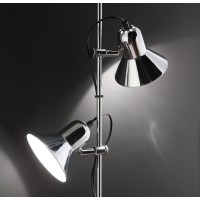 Торшер напольный Ideal Lux Polly PT2 Серебро E27 061115