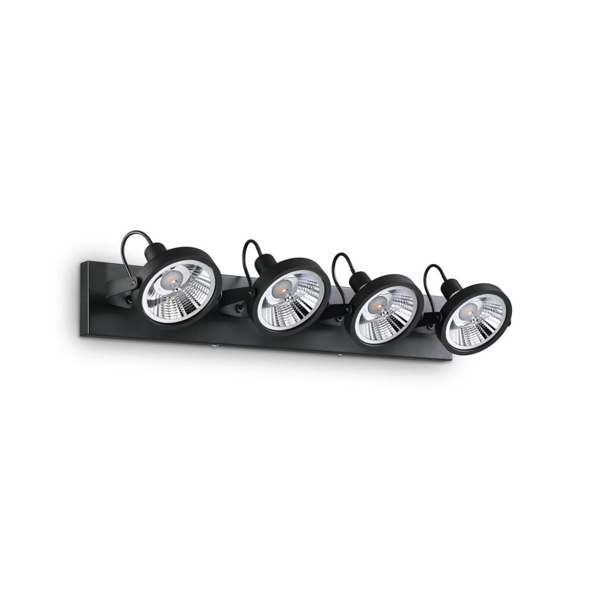 Светильник потолочный Ideal Lux Glim PL4 Черный GU10 200255