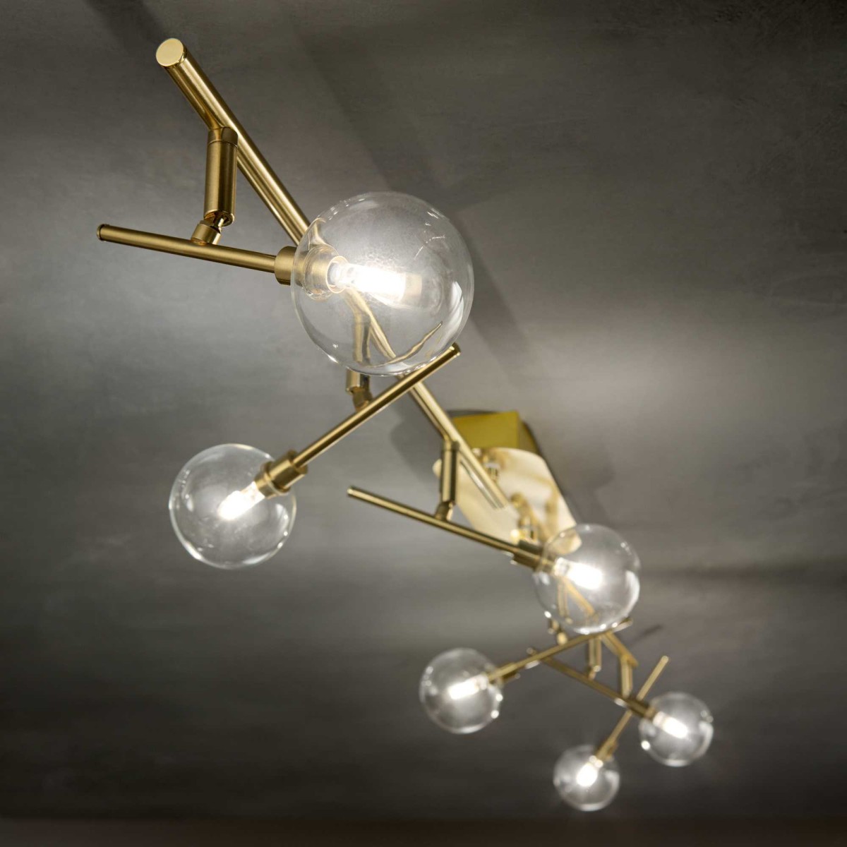 Светильник настенный Ideal Lux Maracas AP1 G4 Латунь 200330