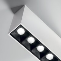 Светильник потолочный Ideal Lux Lika PL 12Вт 3000K Черный 244884