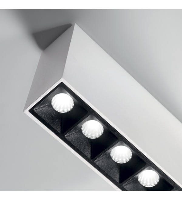 Светильник потолочный Ideal Lux Lika PL 12Вт 3000K Черный 244884