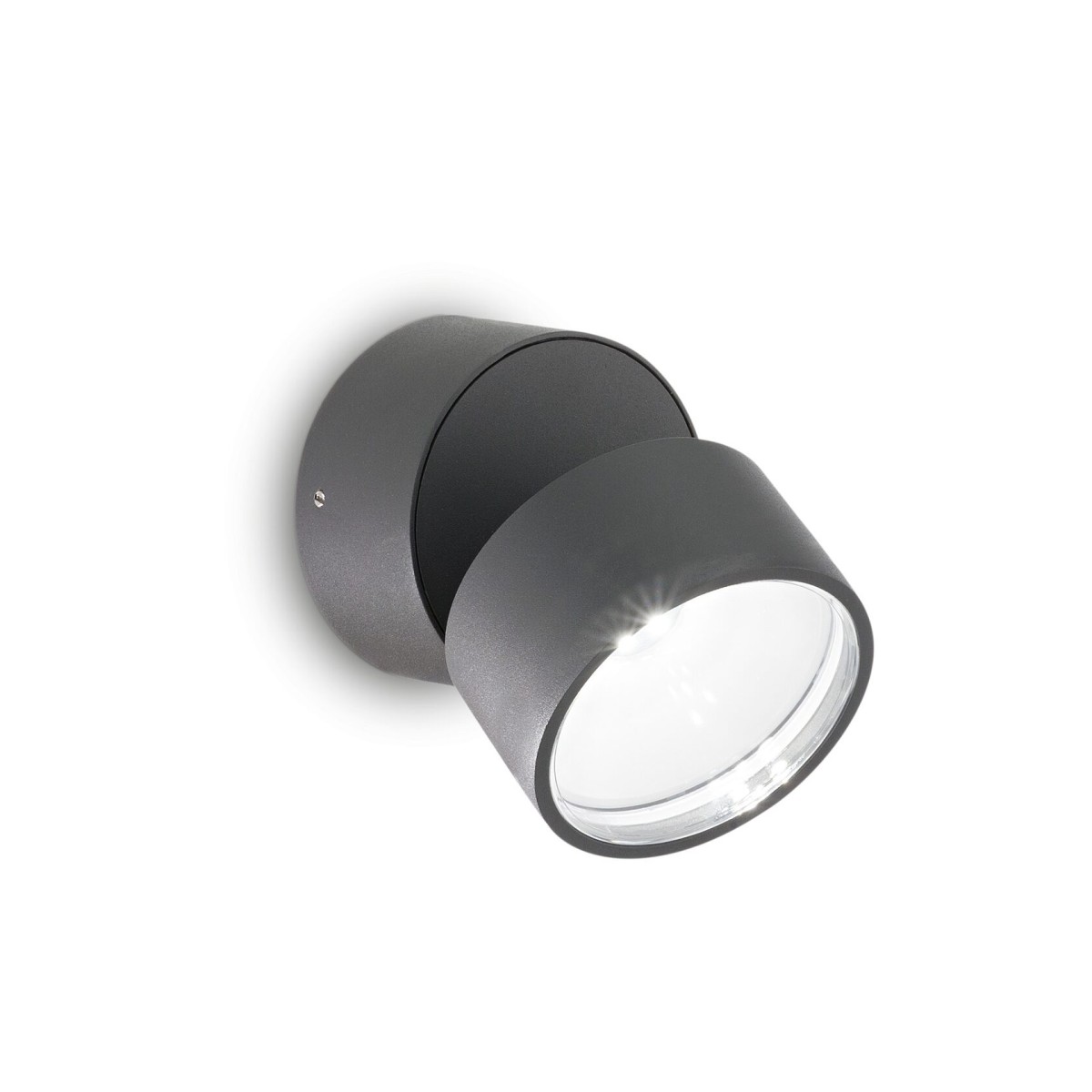 Светильник уличный Ideal Lux Omega AP Round 3000K Антрацит LED 285450