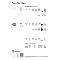 Светильник встраиваемый Ideal Lux Game Trim Round LED Белый 4000К 267975