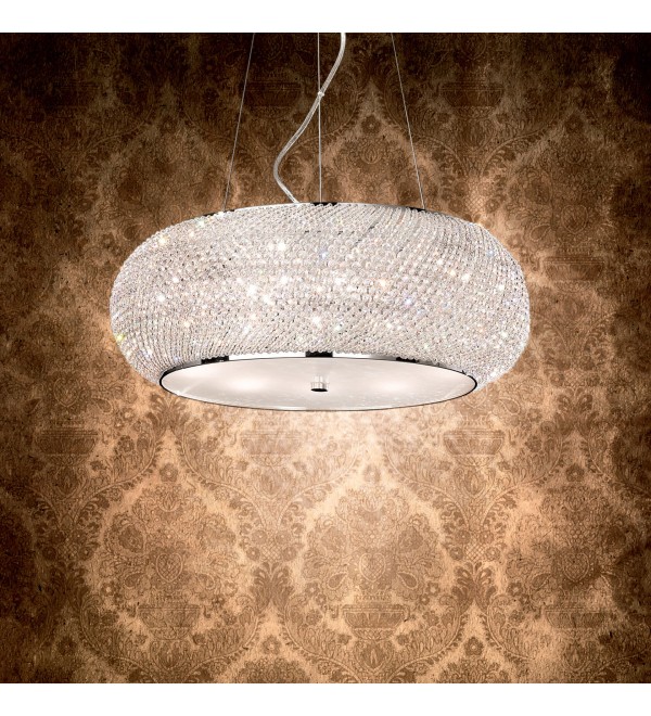 Люстра подвесная Ideal Lux Pasha SP6 Хром T14 082158