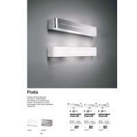 Светильник настенный Ideal Lux Posta AP3 E14 Белый 051970
